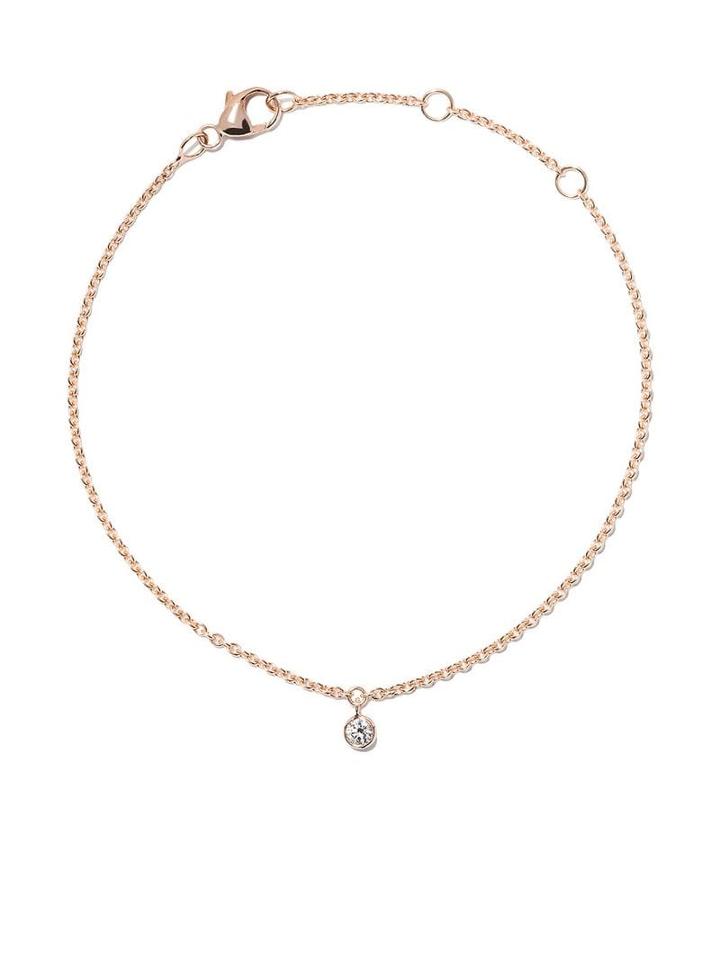 De Beers 18kt Rose Gold My First De Beers One Diamond Bracelet