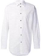 Alexander Wang Striped Shirt, Men's, Size: 52, White, Cotton