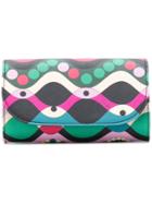 Emilio Pucci Abstract Print Flap Wallet - Multicolour