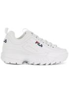 Fila Cleated Flatform Sneakers - White