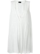 Ermanno Scervino Lace Detail V Neck Dress