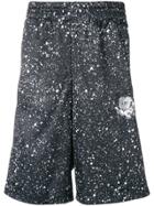 Adidas Printed Elasticated Waist Shorts - Black