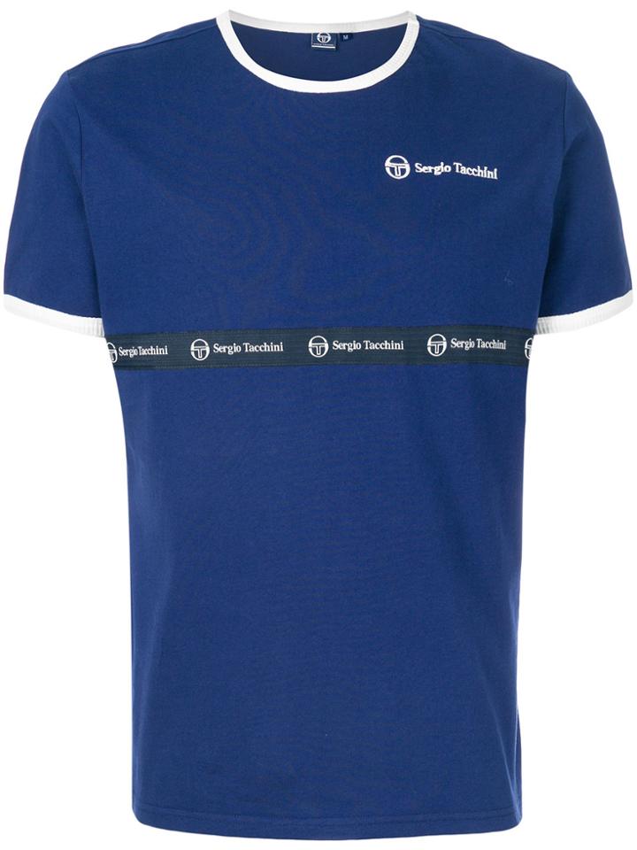 Sergio Tacchini Logo Print T-shirt - Blue