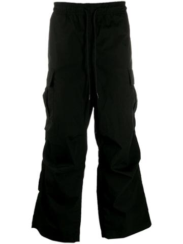 Nilmance Ruched Cargo Trousers - Black