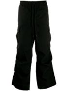Nilmance Ruched Cargo Trousers - Black