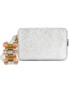 Anya Hindmarch - Stack Clutch - Women - Calf Leather - One Size, Grey, Calf Leather