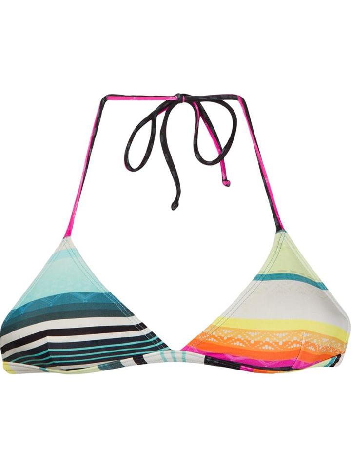 Lygia & Nanny Striped Triangle Bikini Top