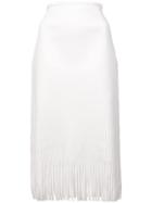 Dion Lee Triangle Perforated Skirt - White