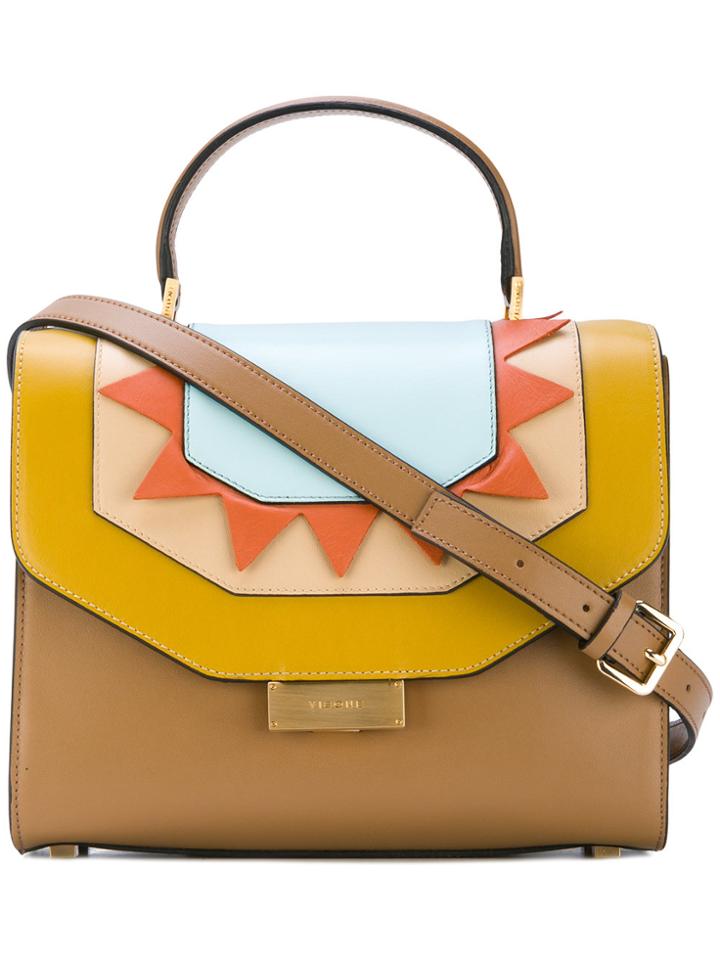 Visone Angie Medium Shoulder Bag - Nude & Neutrals