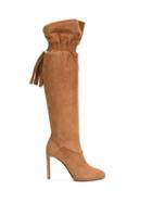 Roberto Cavalli Elasticated Fringed Detailing Boots