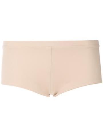 Scrambled Ego Lycra Shorts - Nude & Neutrals