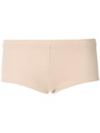 Scrambled Ego Lycra Shorts - Nude & Neutrals