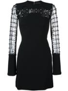David Koma Studded Dress, Women's, Size: 8, Black, Polyamide/acetate/viscose/acrylic