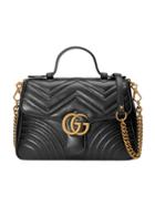 Gucci Gg Marmont Small Top Handle Bag - Black