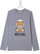 Moschino Kids Teen Astronaut Teddy Bear Sweatshirt - Grey