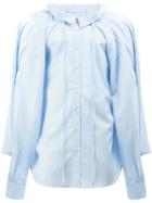 Y / Project Drawstring Button-down Shirt - Blue