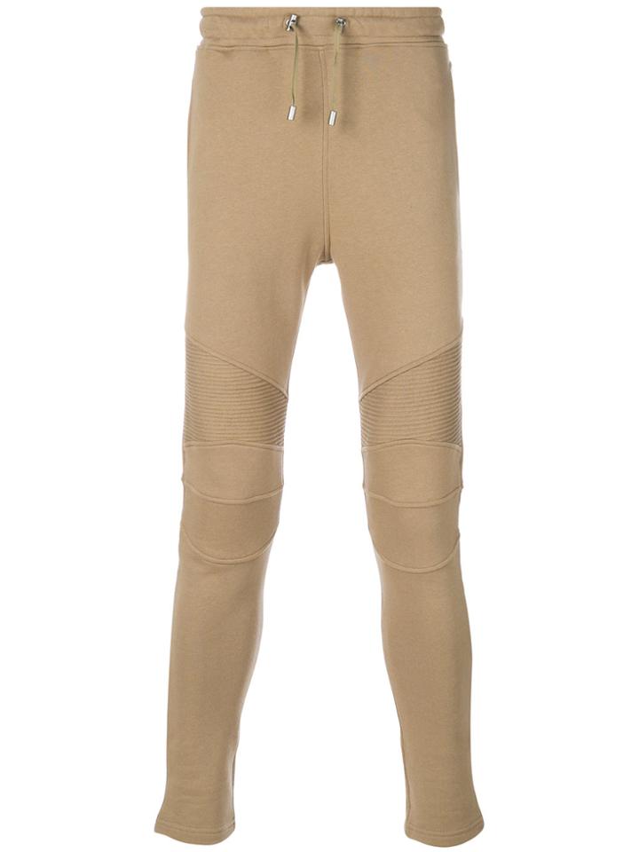 Balmain Biker Joggers - Nude & Neutrals