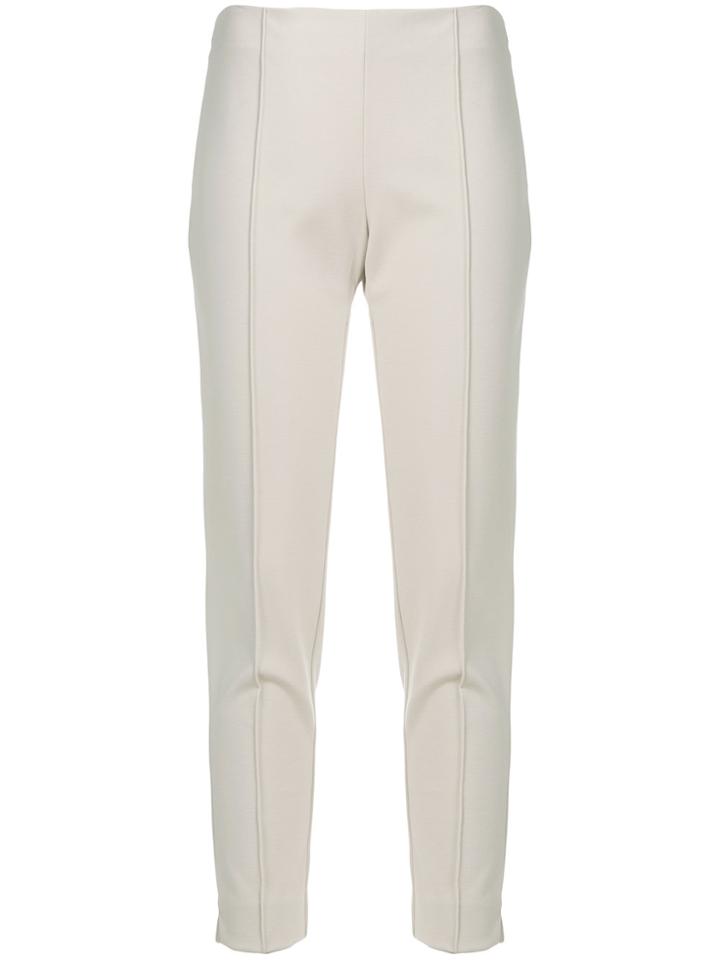 Le Tricot Perugia Slim-fit Tailored Trousers - Nude & Neutrals