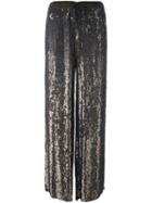 P.a.r.o.s.h. Sequin Embellished Wide Leg Trousers