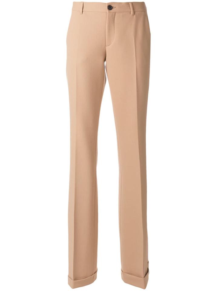 Miu Miu Bootcut Tailored Trousers - Pink