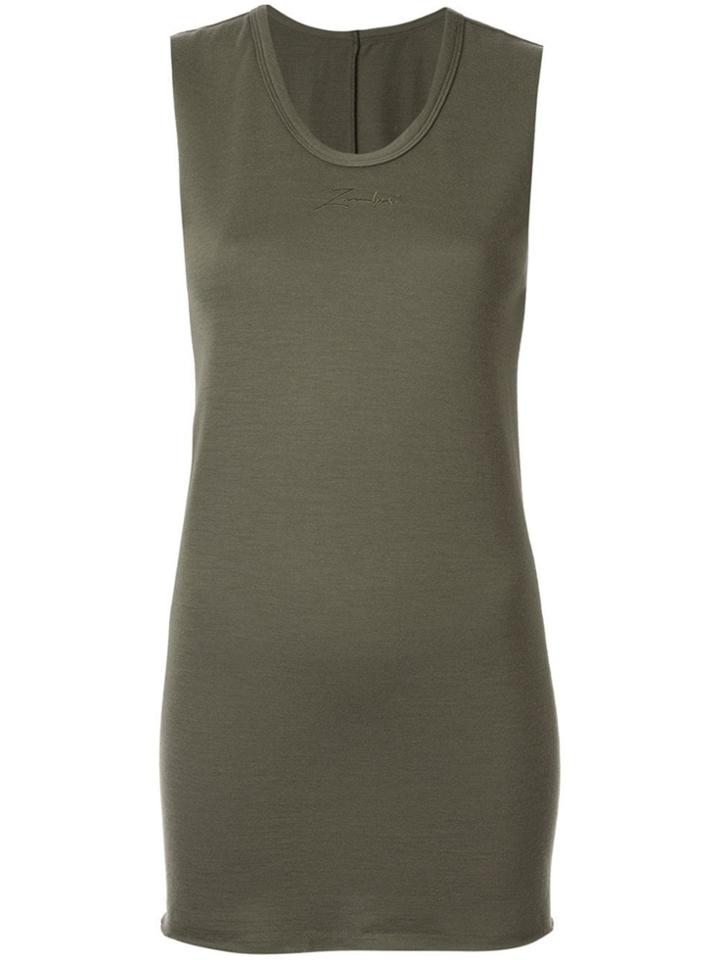 Zambesi Olive Thermal Tank Top - Green