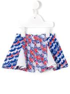 Kenzo Kids - Printed Pleated Shorts - Kids - Polyester/spandex/elastane - 36 Mth, Blue