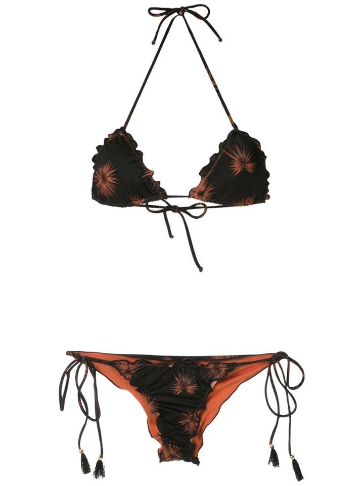 Brigitte Brigitte 23b71p Preto Flor Polyamide/spandex/elastane -