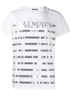 Balmain Mirrored Square T-shirt - White