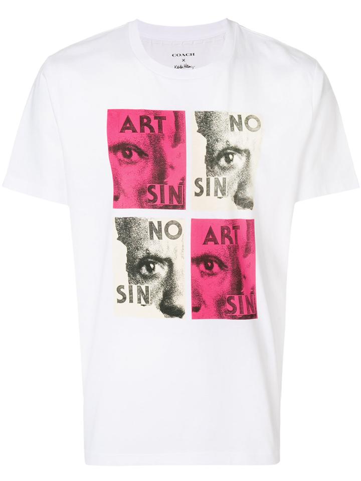 Coach Graphic Print T-shirt - White