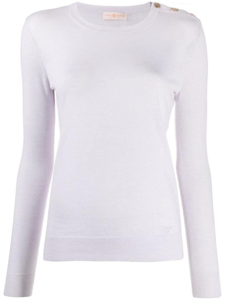 Tory Burch Side Buttoned Top - Purple