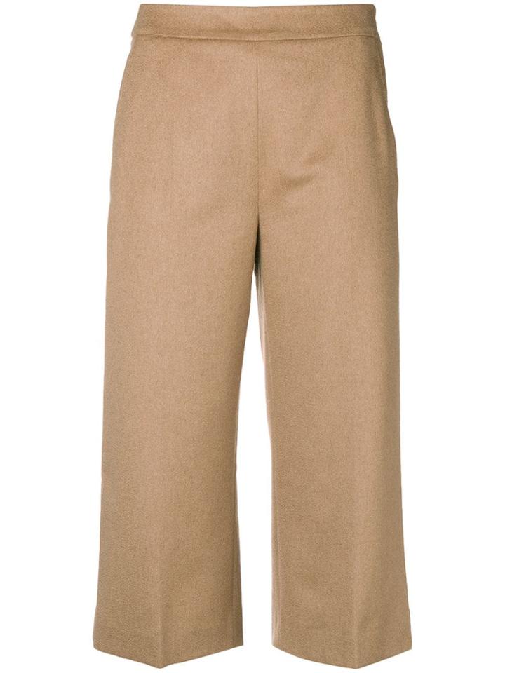 Max Mara Luana Cropped Trousers - Nude & Neutrals