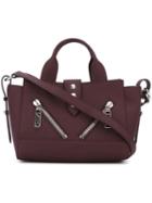 Kenzo 'kalifornia' Shoulder Bag, Pink/purple, Calf Leather