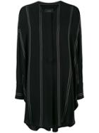 Irina Schrotter Striped Tunic Shirt - Black