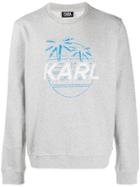 Karl Lagerfeld Printed Sweatshirt - Grey