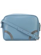 Fabiana Filippi Bead-trimmed Camera Bag - Blue