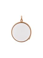 Loquet Large Round Locket - Nude & Neutrals