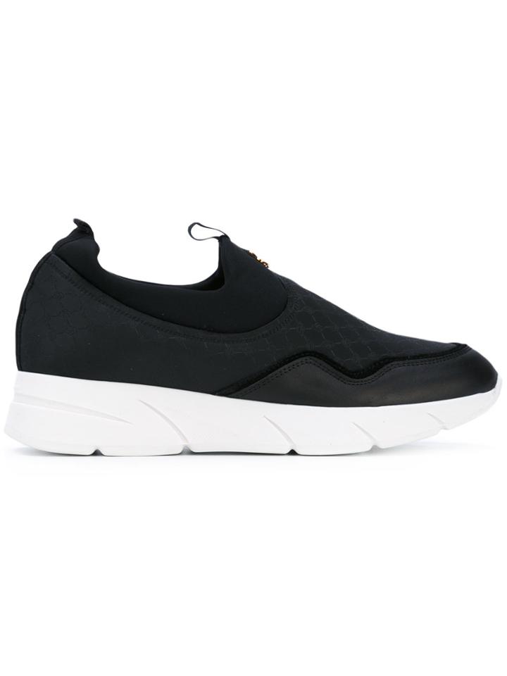 Blumarine Elasticated Slip-on Sneakers - Black