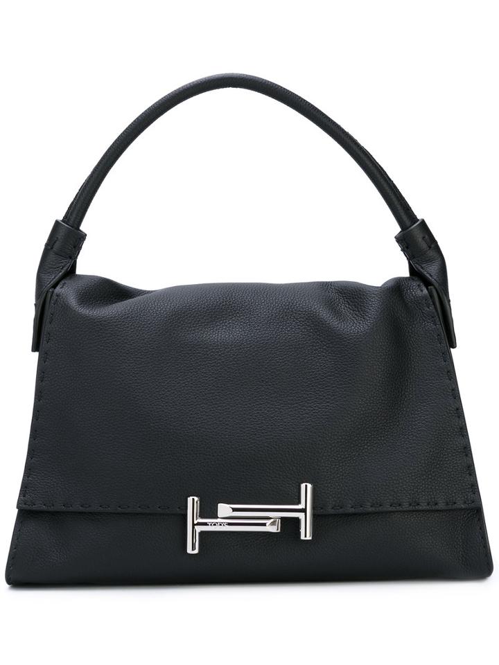 Tod's - Tote Bag - Women - Calf Leather/suede - One Size, Black, Calf Leather/suede