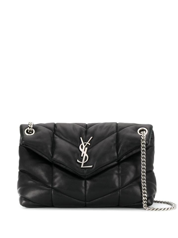Saint Laurent Ysl Loulou Shoulder Bag - Black
