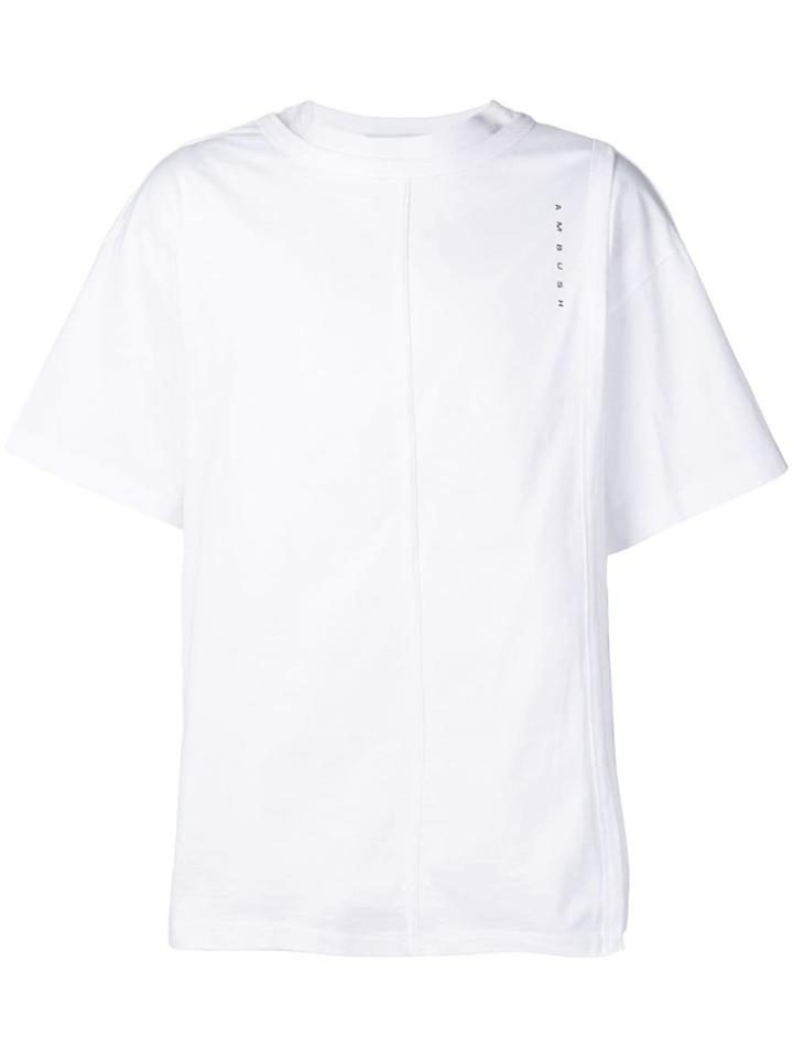 Ambush Logo Asymmetric T-shirt - White