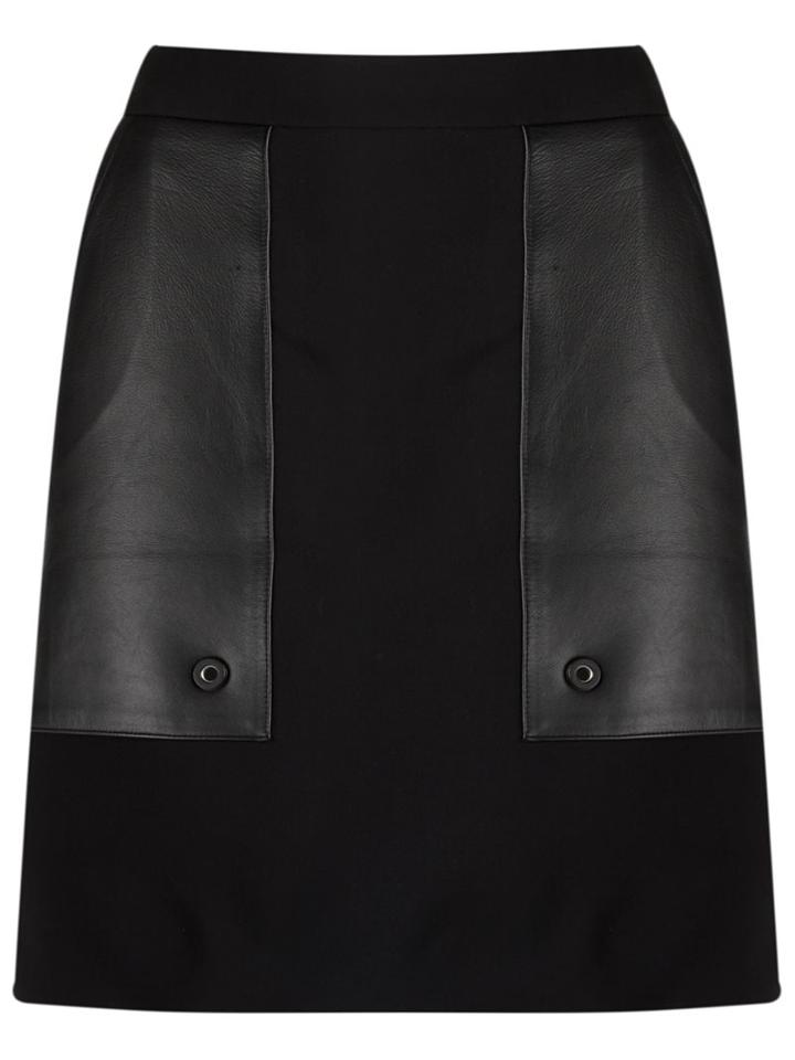 Egrey Side Pockets Skirt, Women's, Size: 36, Black, Polyester
