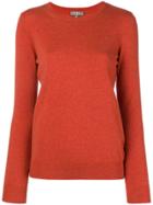 N.peal Round Neck Knitted Sweater - Yellow & Orange