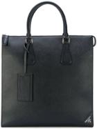 Prada Structured Zipped Tote - Black