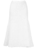 Macgraw - Innocence Skirt - Women - Polyester/spandex/elastane - 10, White, Polyester/spandex/elastane