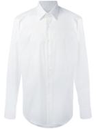 Prada Classic Shirt, Men's, Size: 39, White, Cotton/polyamide/spandex/elastane