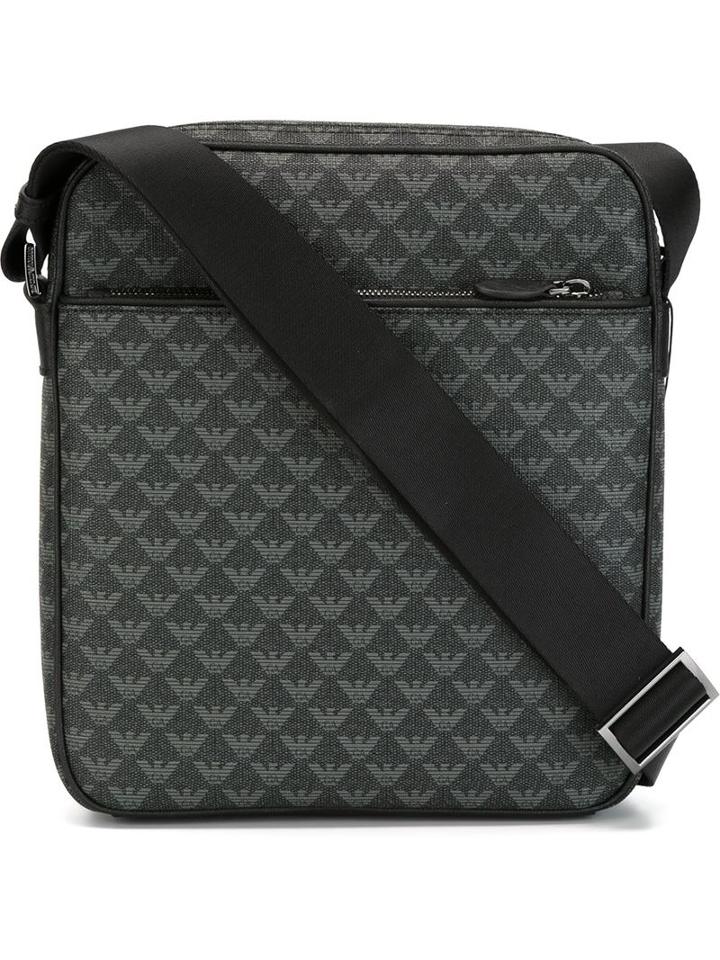 Emporio Armani Logo Print Messenger Bag