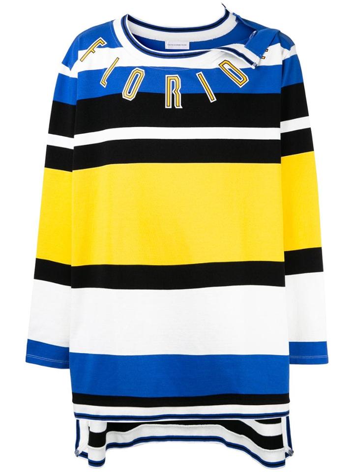 Faith Connexion Oversized Colour-block Sweater - Multicolour