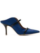 Malone Souliers Maureen Faille Mules - Blue