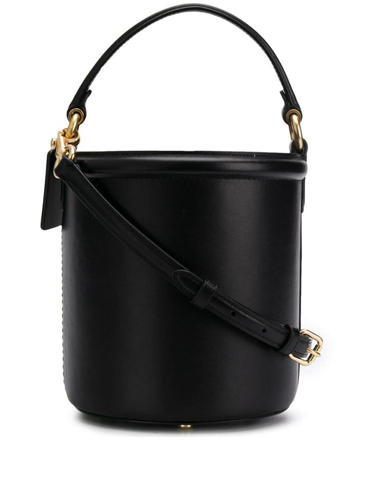 Coach Drawstring Bucket Bag - Black