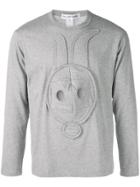 Comme Des Garçons Shirt Welt Detail Sweatshirt - Grey
